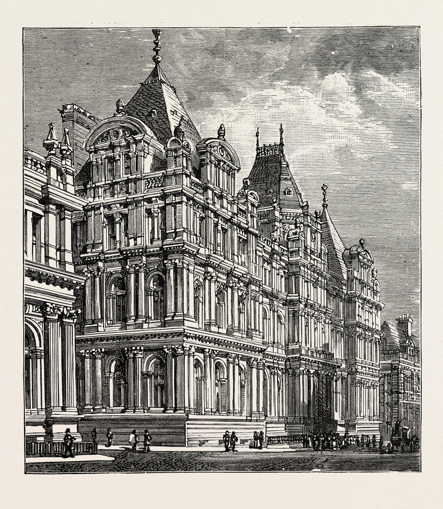 Detail of Leeds, the New Municipal Buildings by Anonymous