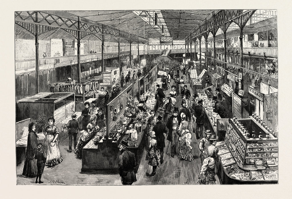 Detail of Leeds, the Covered Market, Kirkgate by Anonymous