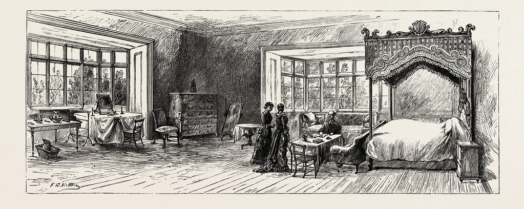 Detail of Leeds, Temple Newsam, the Room in which Lord Darnley Was Born by Anonymous