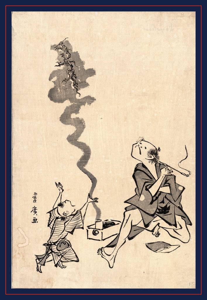 Detail of Tobae Mitate Ryugen Sennin, Toba-E Correspondence of a Chinese Sage by Anonymous