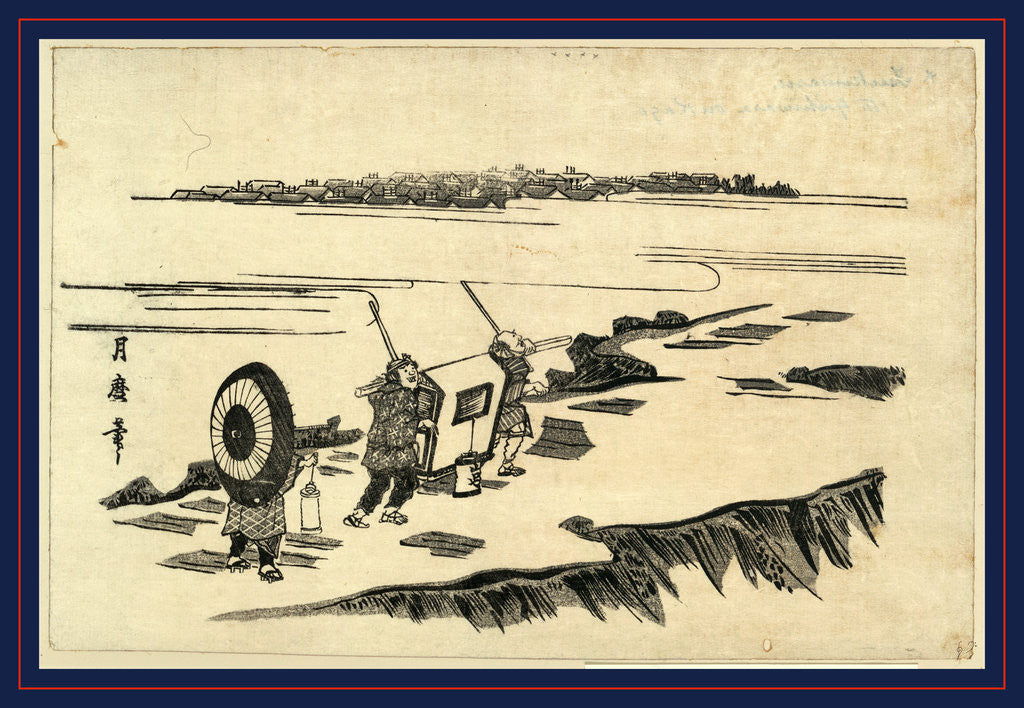 Detail of Nihonzutsumi, Nihon Embankment by Anonymous