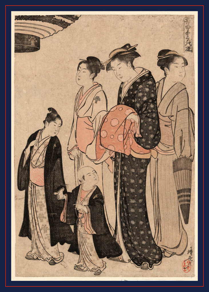 Detail of Tomimoto Bushi, Tomimoto School of Joruri by Anonymous