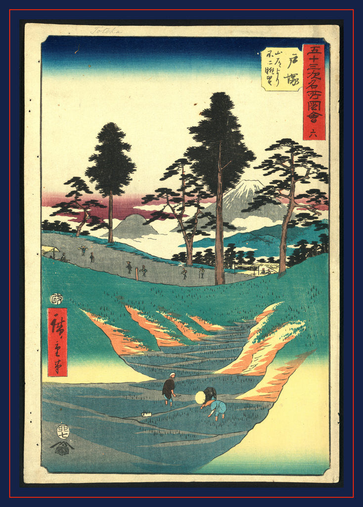 Detail of Totsuk by Ando Hiroshige