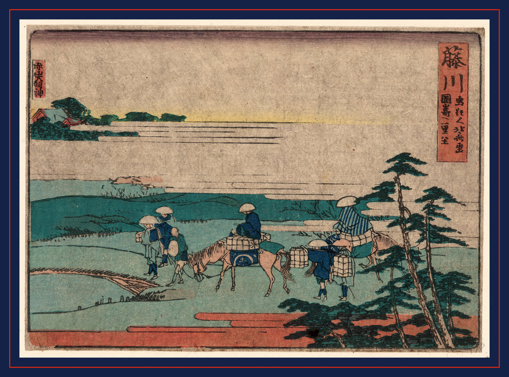Detail of Fujikaw by Katsushika Hokusai