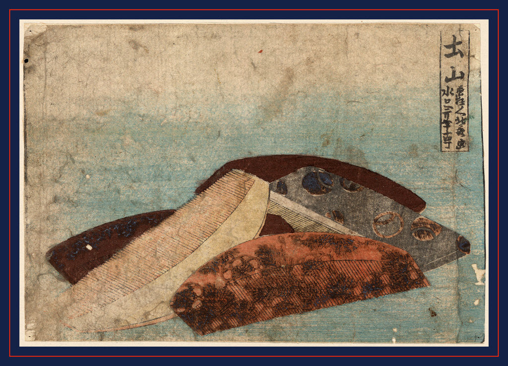 Detail of Three Combs by Anonymous