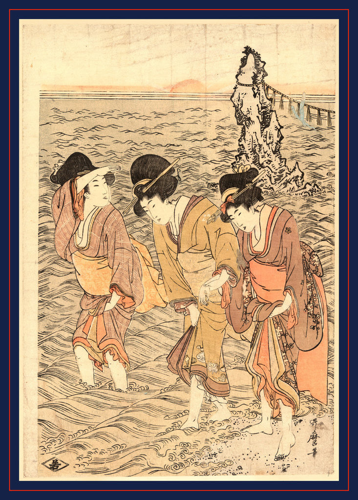 Detail of Futamigaur by Kitagawa Utamaro