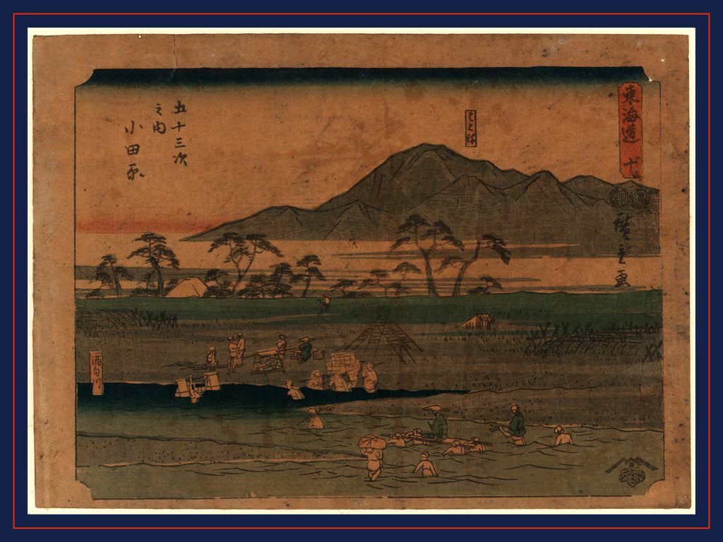 Detail of Odawar by Ando Hiroshige