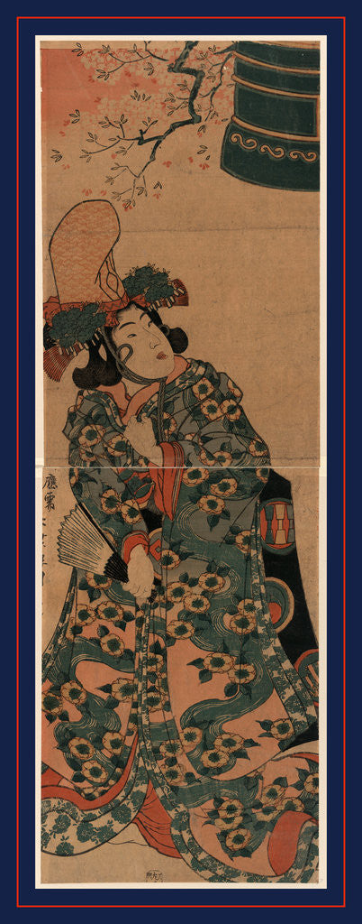 Detail of Musume Dojoji, Young Maiden of Dojoji (Musume Dojoji) by Anonymous