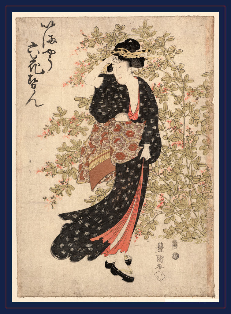 Detail of Hagi, Bushclover by Utagawa Toyokuni