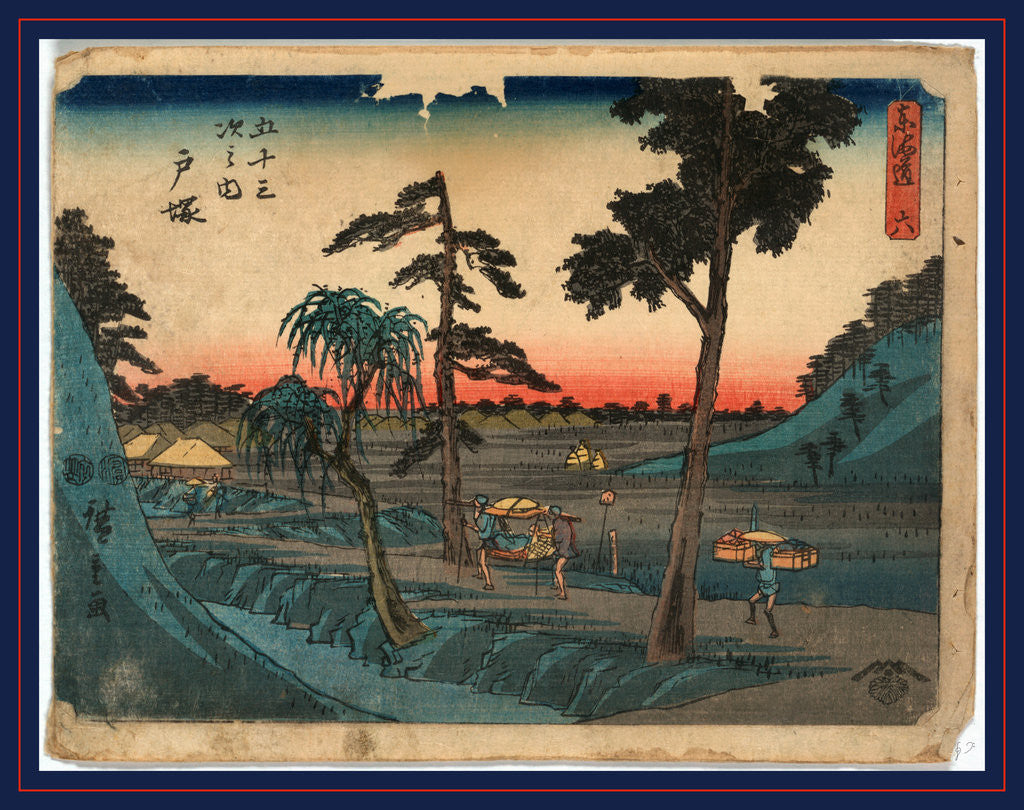 Detail of Totsuk by Ando Hiroshige