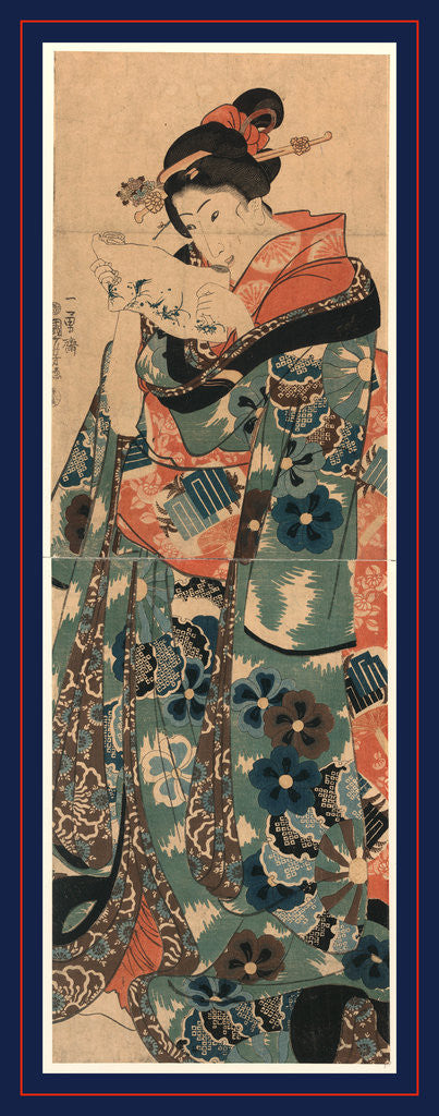 Detail of Young Woman by Anonymous