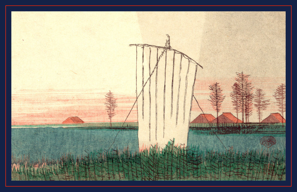 Detail of Fukeiga by Ando Hiroshige