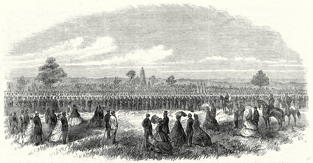 Detail of Dedication of the Monument on the Battlefield of Bull Run Virginia 15 July 1865 by Anonymous