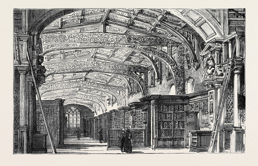 Detail of Oxford: The Bodleian Library by Anonymous