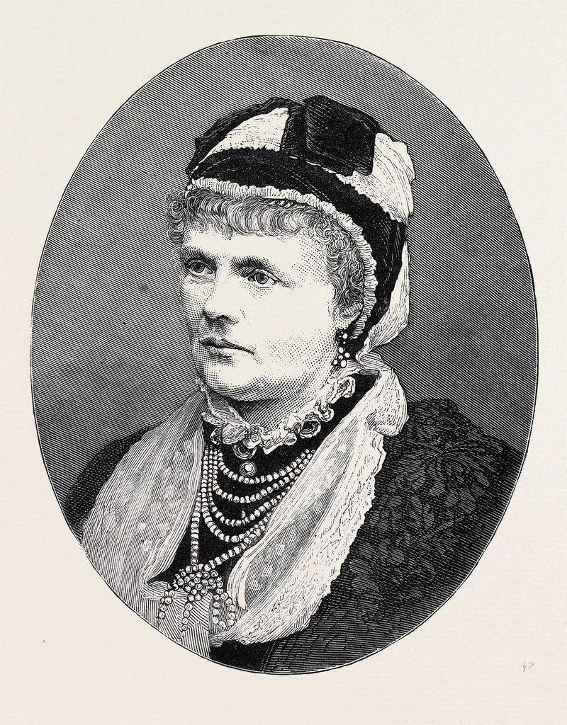 Detail of The Royal Wedding, the Mother of the Bride: H.S.H. Helen, Reigning Princess of Waldeck-Pyrmont by Anonymous