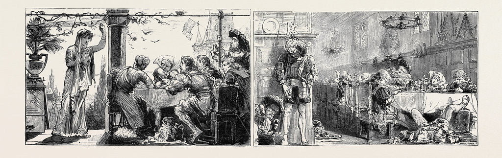 Detail of Prince Leopold at the Home of His Affianced Bride by Anonymous