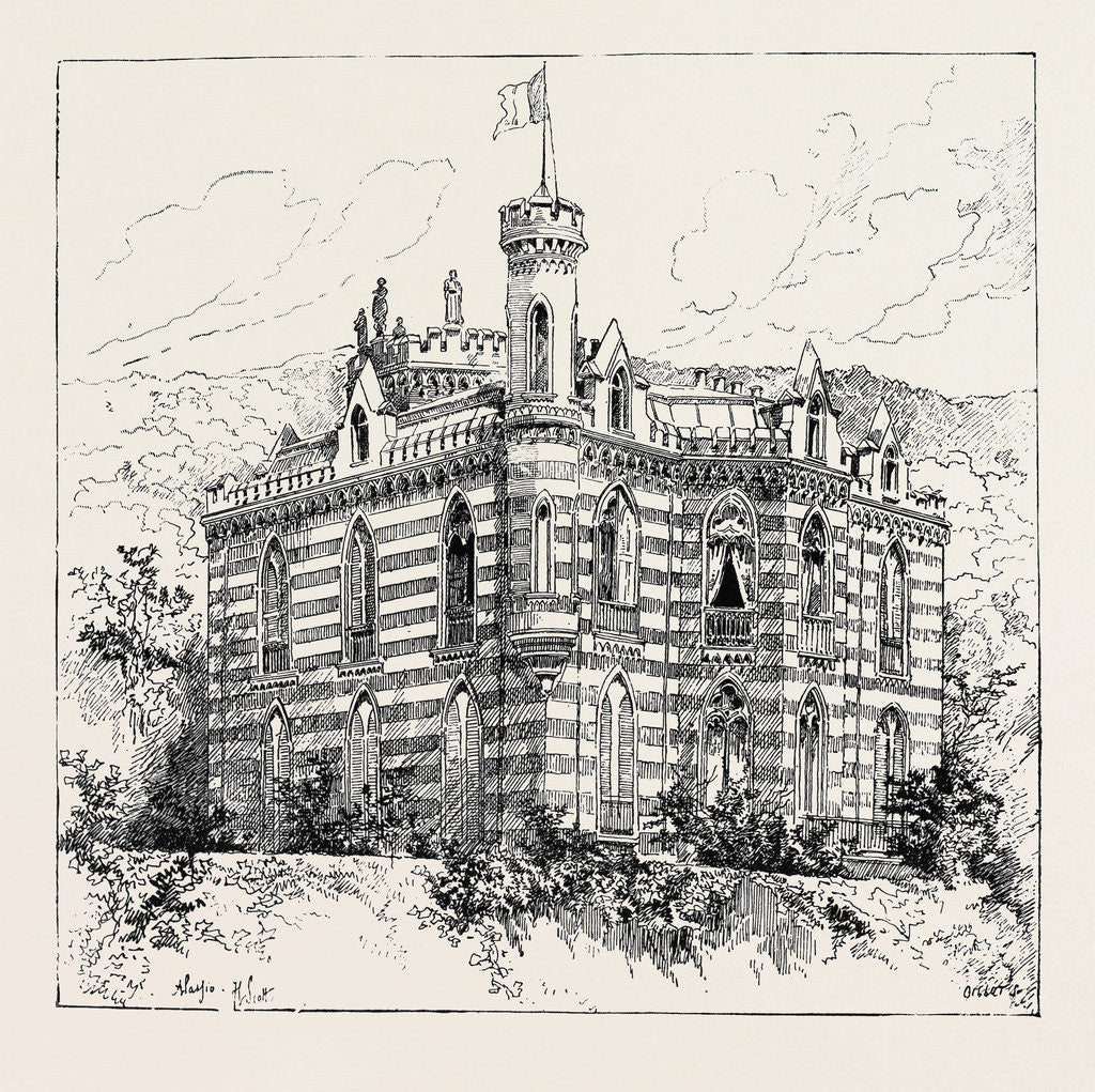 Detail of House at Alassio, Inhabited by Garibaldi in 1880 by Anonymous