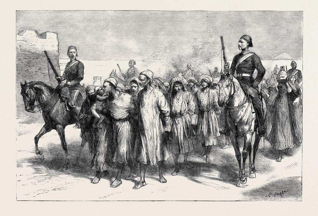 Detail of The Crisis in Egypt: A Detachment of Recruits by Anonymous