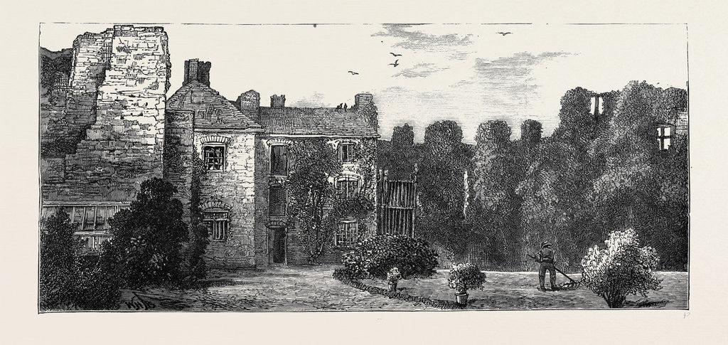 Detail of Leicester: The Abbey by Anonymous