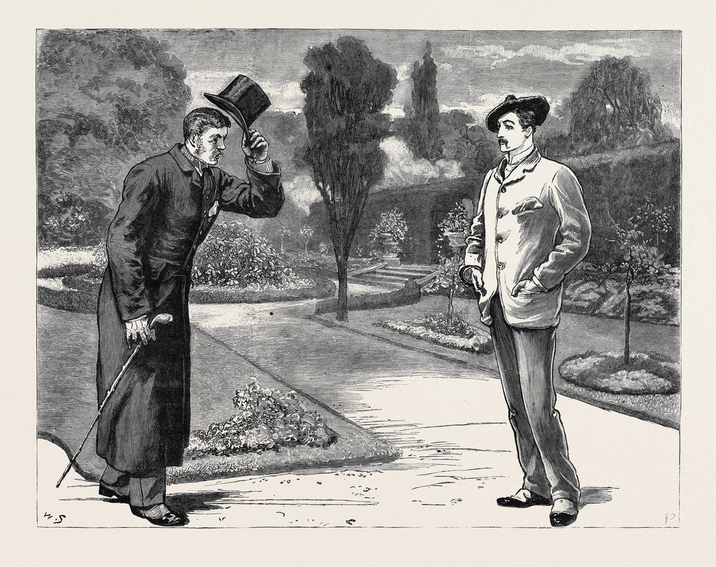 Detail of Marion Fay: A Novel, Yes, My Lord, It's Me. I Am Crocker. You Remember Me, My Lord, Down in Cumberland? by Anonymous