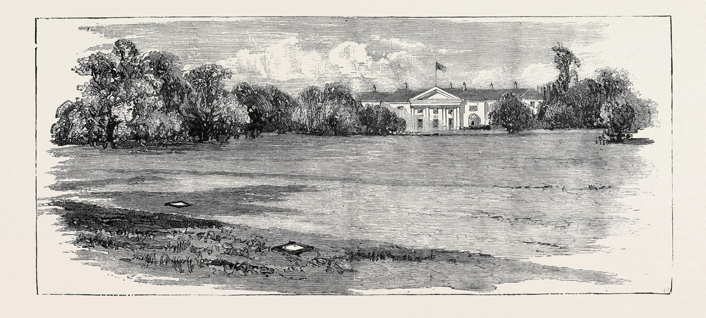 Detail of The Assassination of Lord F. Cavendish and Mr. Burke: Scene of the Outrage Looking Towards the Viceregal Lodge by Anonymous