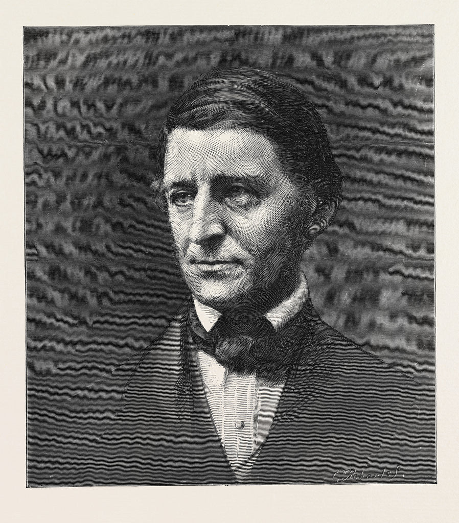 Detail of Ralph Waldo Emerson by Anonymous