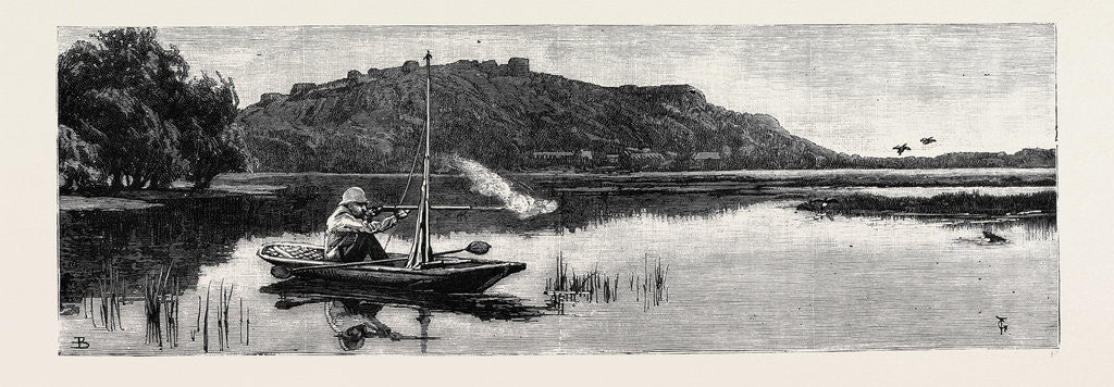 Detail of Duck Shooting in Bellary, Madras by Anonymous