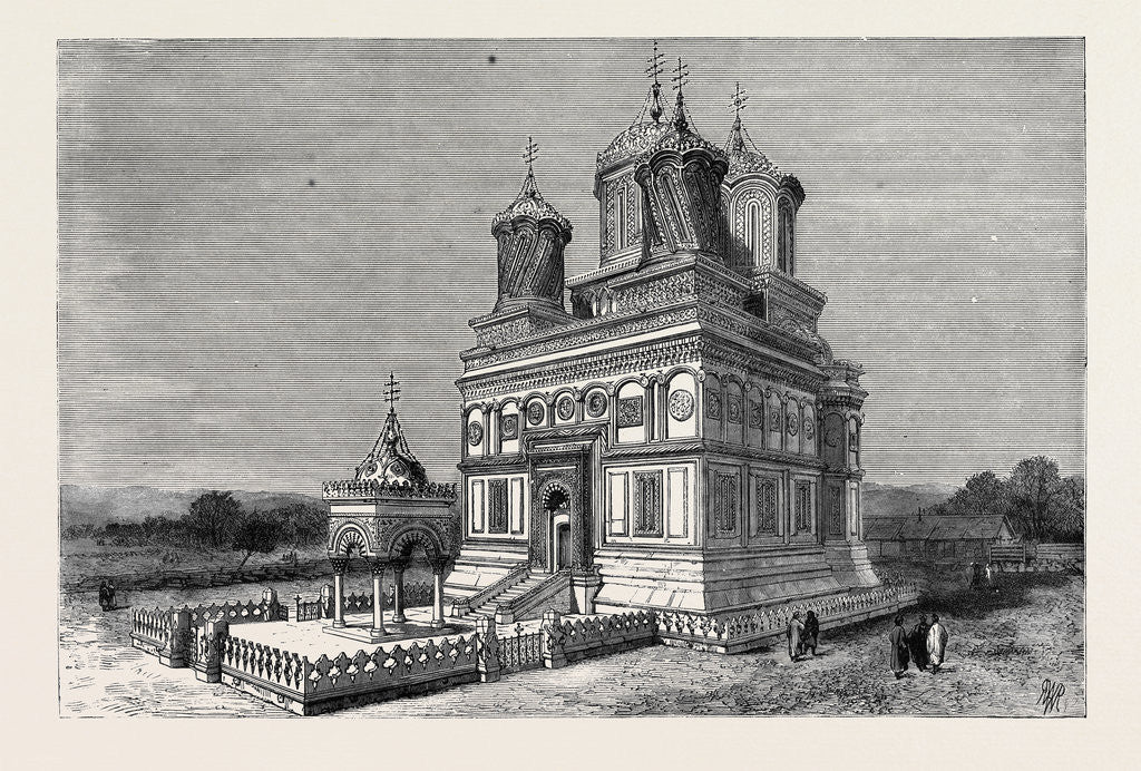 Detail of The Cathedral at Arges by Anonymous