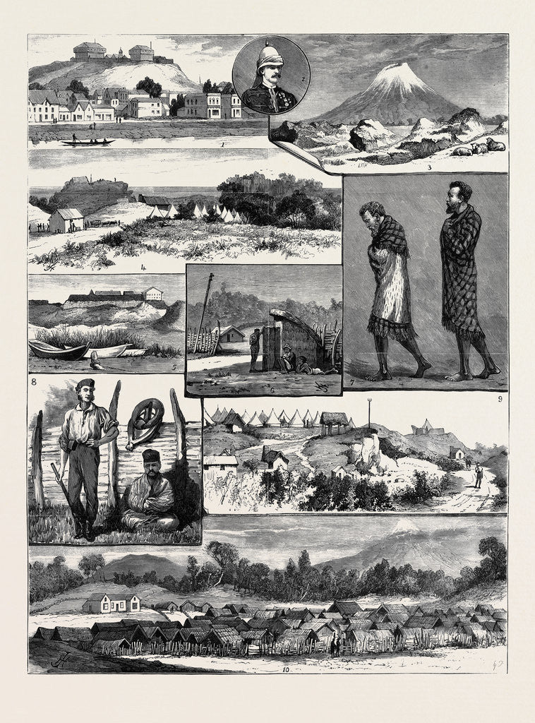 Detail of The Recent Native Troubles in New Zealand by Anonymous