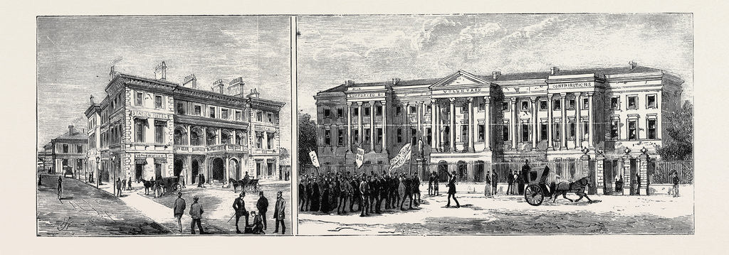 Detail of Hull: Station Hotel, General Infirmary by Anonymous