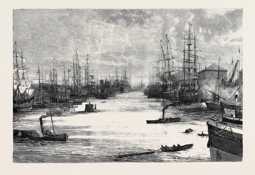 Detail of Hull: Albert Dock by Anonymous