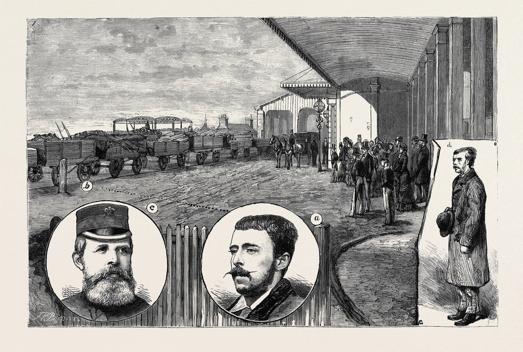 Detail of The Attempt on the Life of the Queen: Scene at Windsor Railway Station Immediately Before the Attack by Anonymous