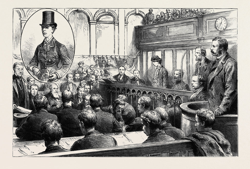 Detail of The Alleged Frauds by Miss Fearneaux: The Magisterial Examination at Birmingham by Anonymous