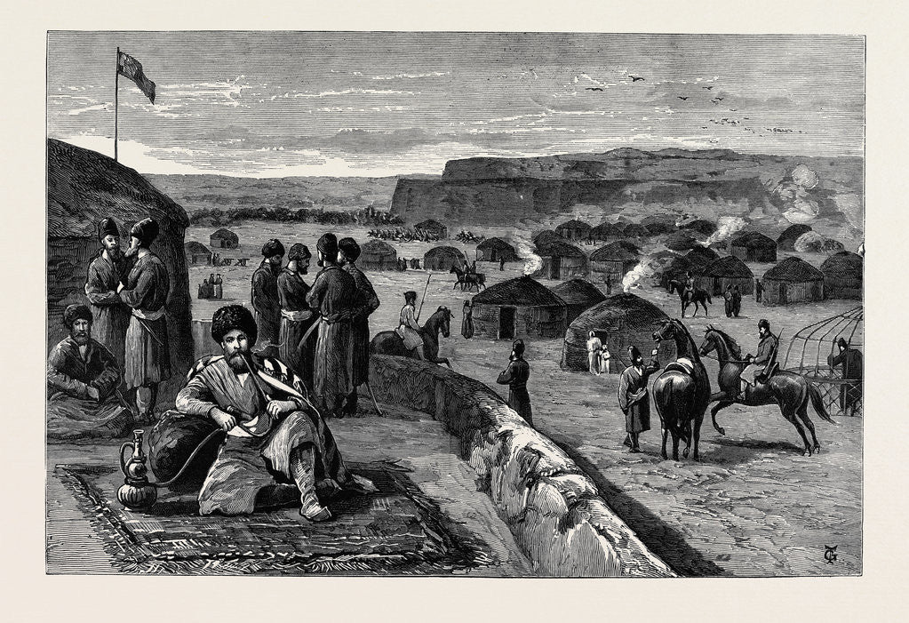 Detail of Mr. O'Donovan's Journey Through Central Asia: The Fortress of Merv by Anonymous