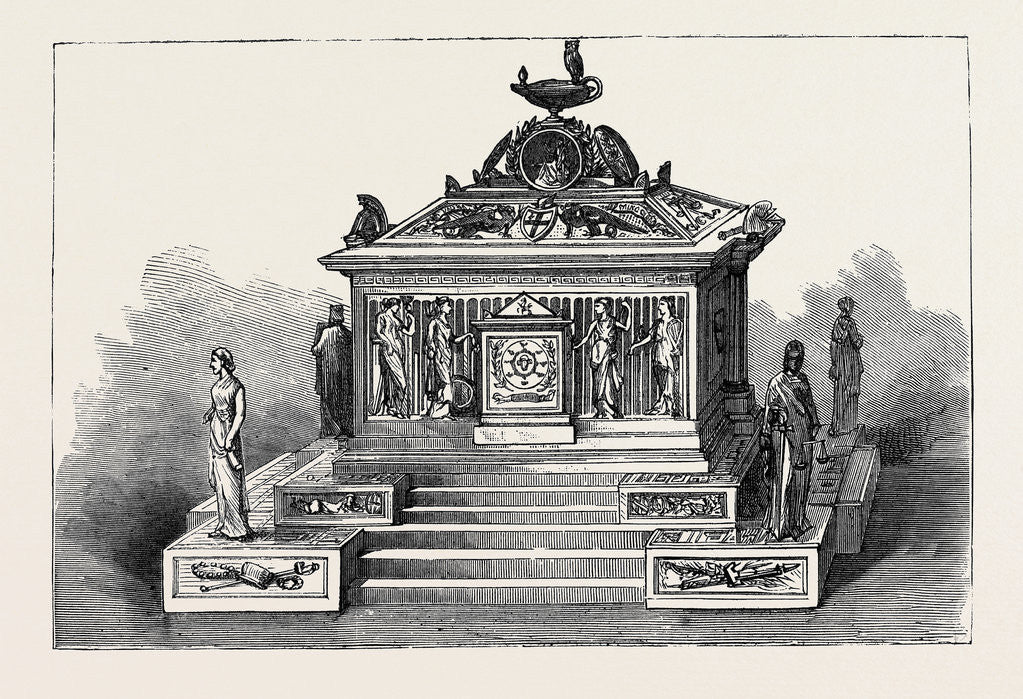 Detail of Mr. Gladstone and the City of London: Gold Casket for the Address Recently Presented by the Corporation by Anonymous