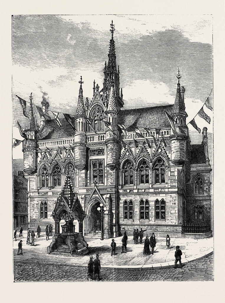 Detail of The Duke of Edinburgh in Scotland: The New Municipal Buildings, Inverness, Opened by the Duke by Anonymous