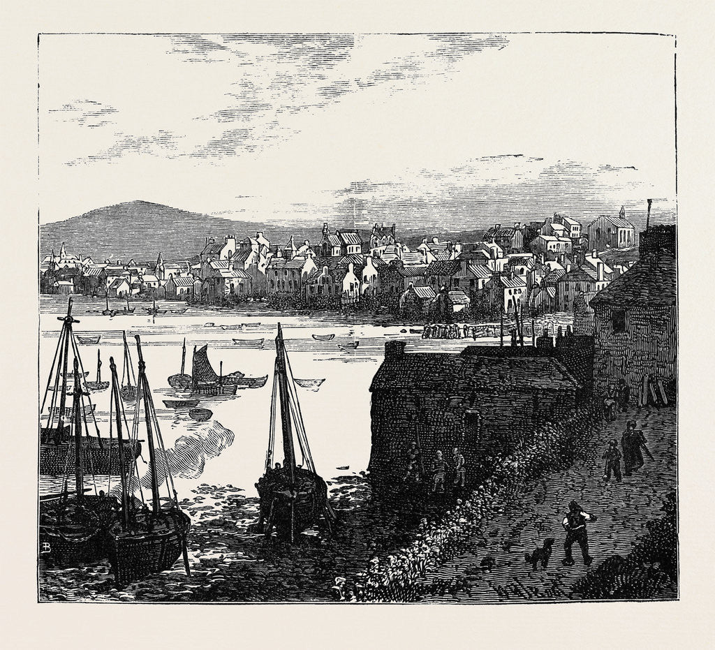 Detail of The Duke of Edinburgh in the Shetland Islands: Lerwick, the Capital of the Shetland Isles by Anonymous