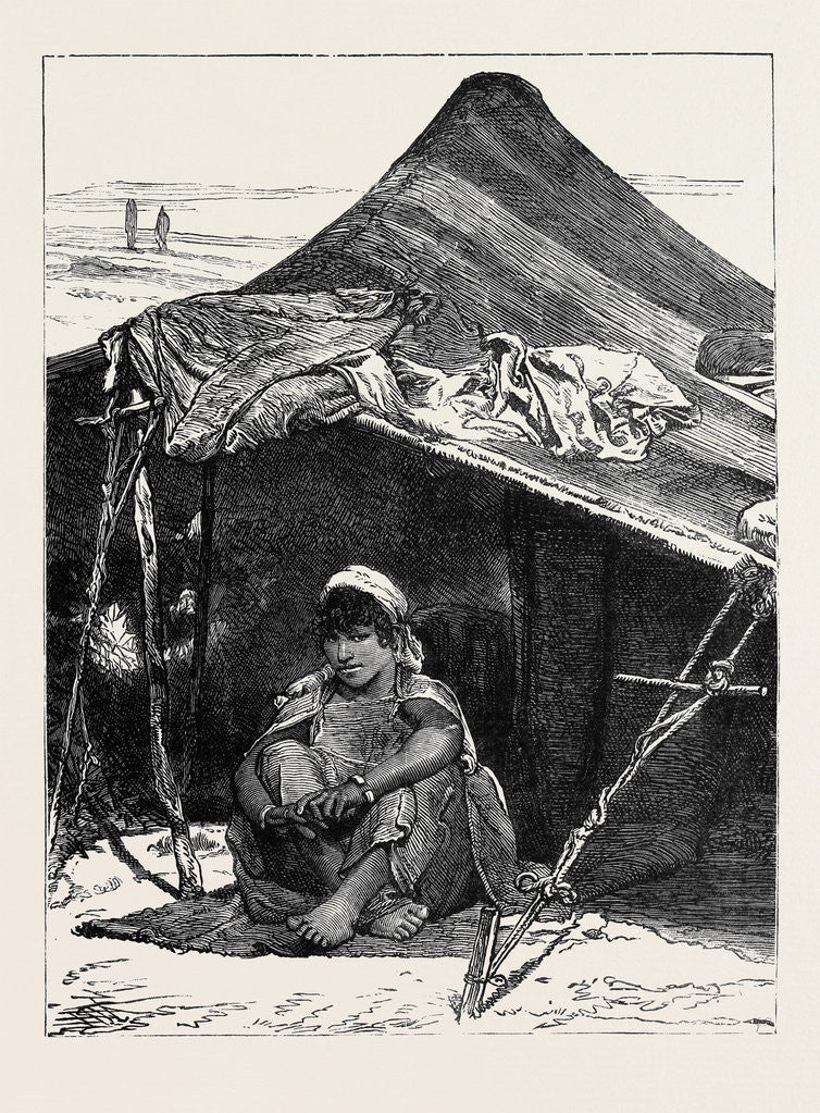 Detail of An Arab Tent, Tunis by Anonymous