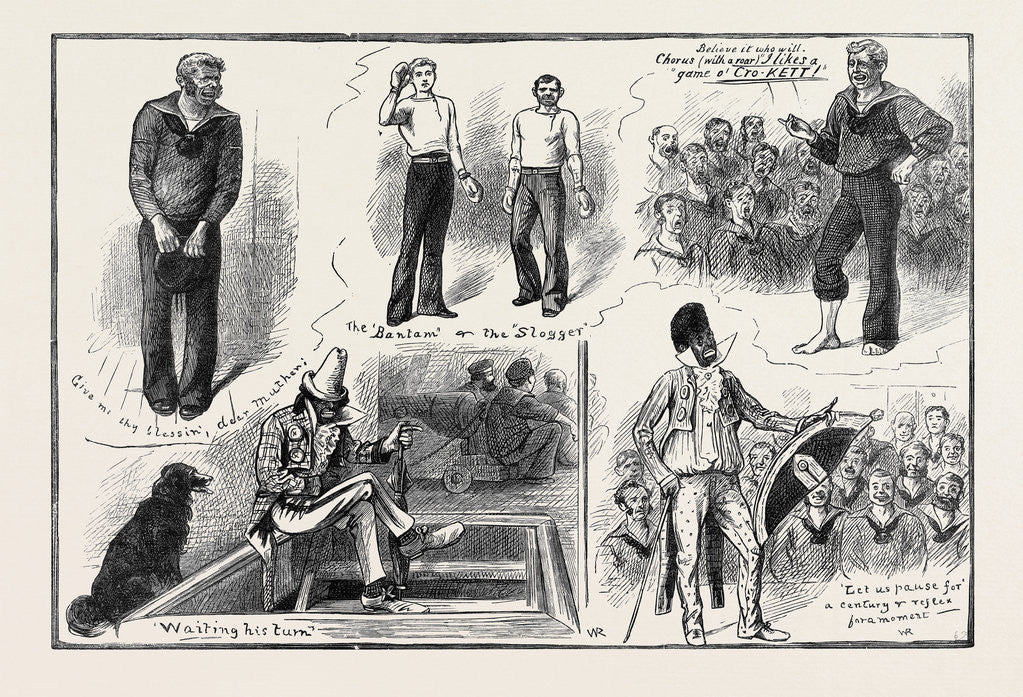 Detail of A Free and Easy on Board H.M. Training Ship Boscawen by Anonymous