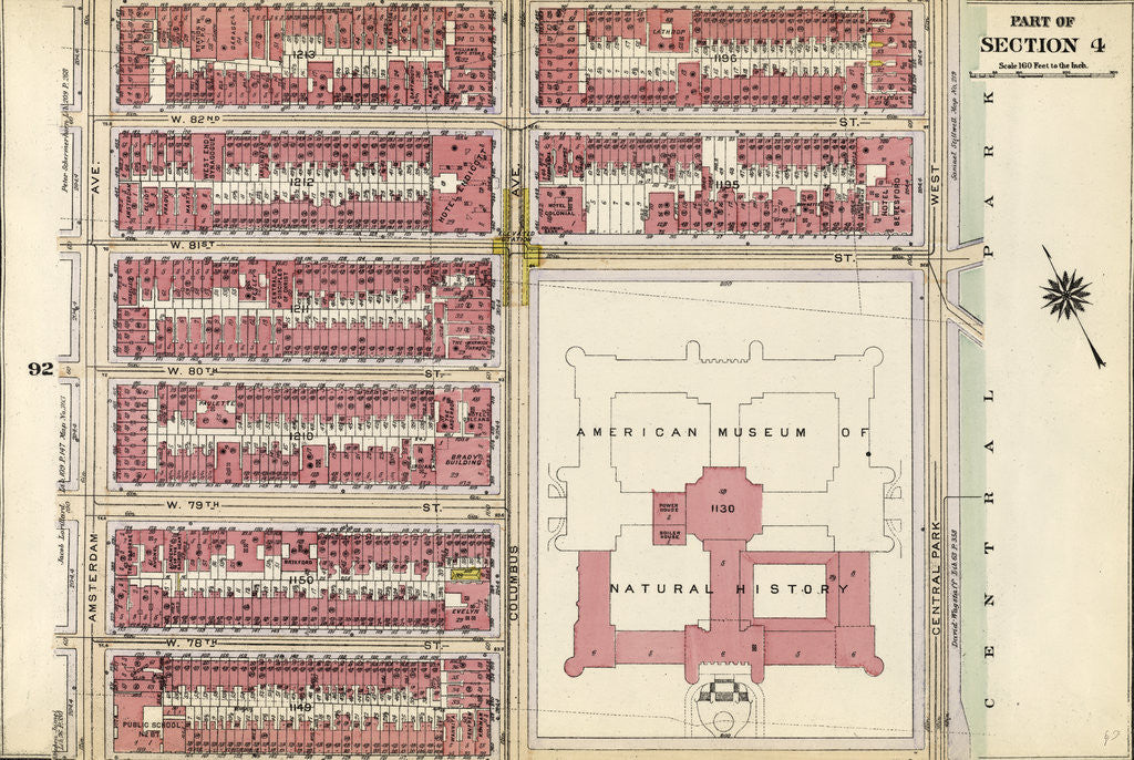 Detail of Part of Section 4: New York by Anonymous