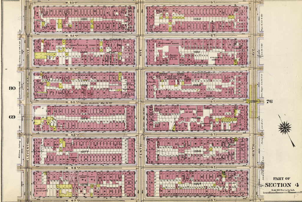 Detail of Part of Section 4: New York by Anonymous