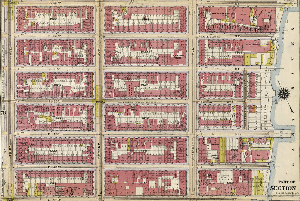 Detail of Part of Section 5: New York by Anonymous