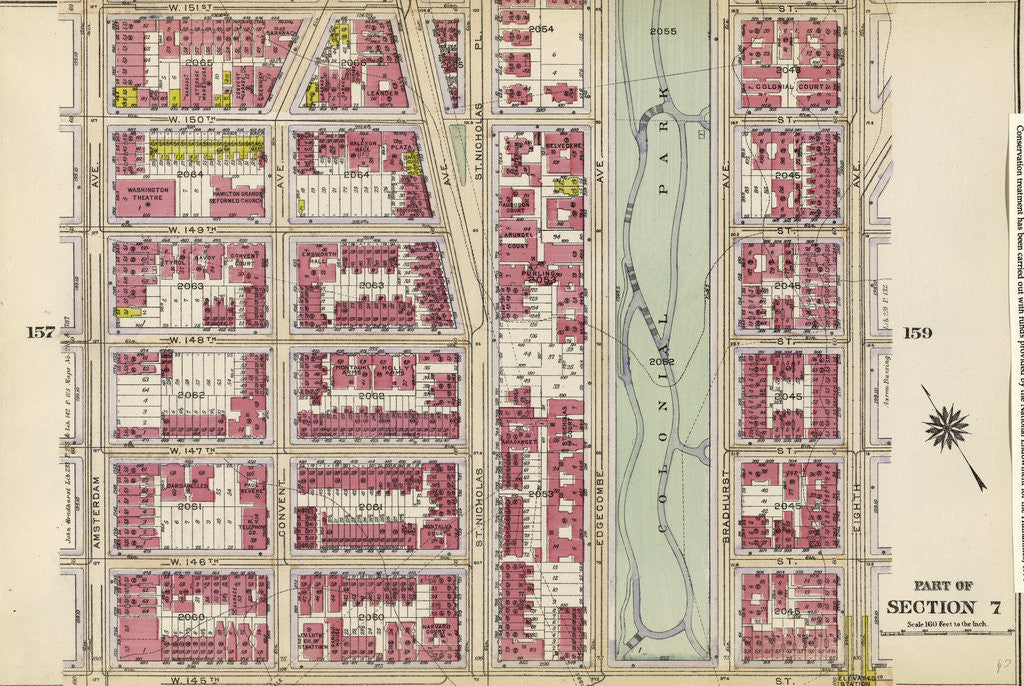 Detail of Part of Section 7: New York by Anonymous