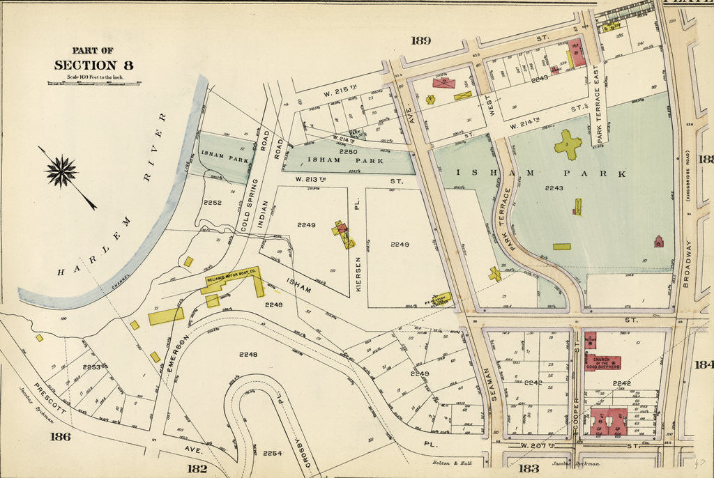 Detail of Part of Section 8: New York by Anonymous