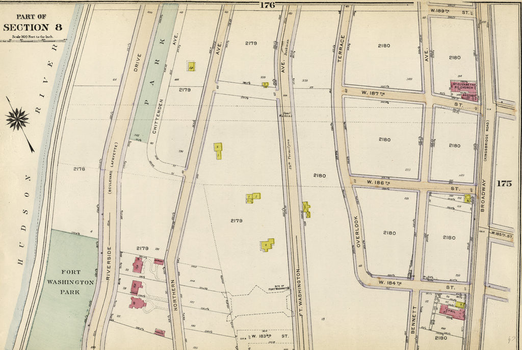 Detail of Part of Section 8: New York by Anonymous