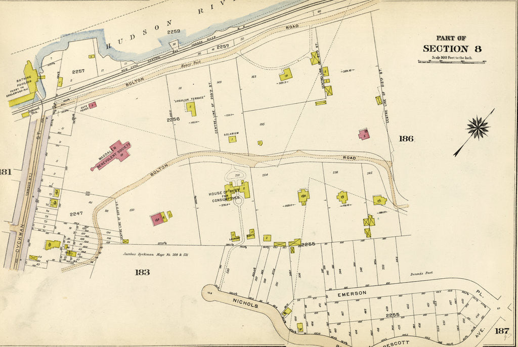 Detail of Part of Section 8: New York by Anonymous