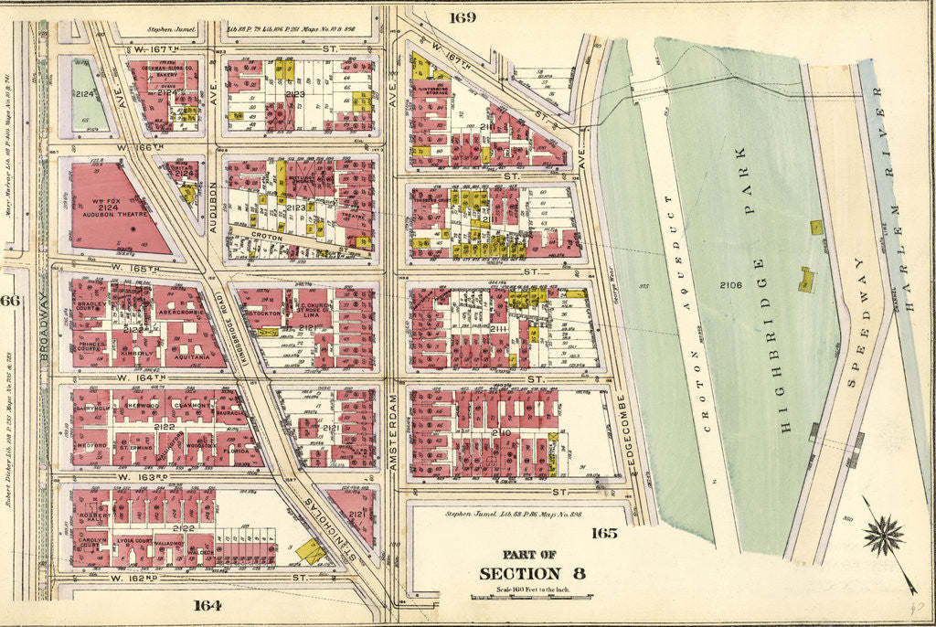 Detail of Part of Section 8: New York by Anonymous