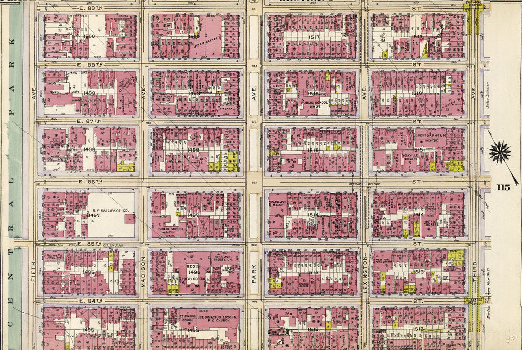 Detail of Part of Section 5: New York by Anonymous