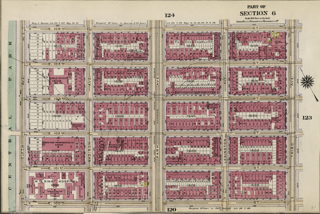 Detail of Part of Section 6: New York by Anonymous