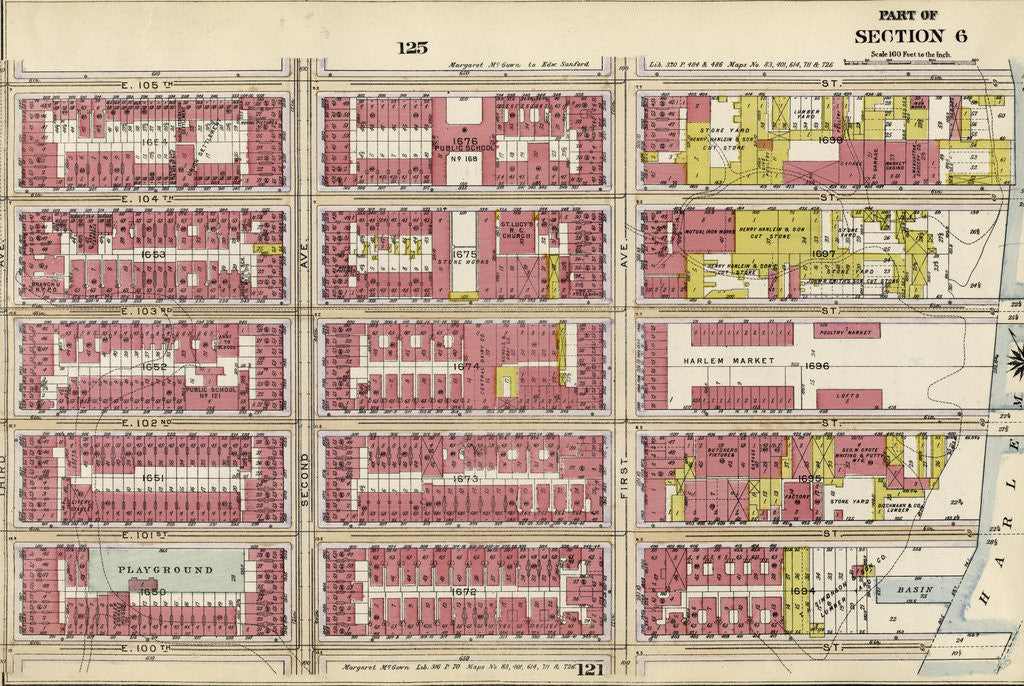 Detail of Part of Section 6: New York by Anonymous